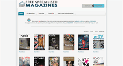 Desktop Screenshot of freemagazines.co.za
